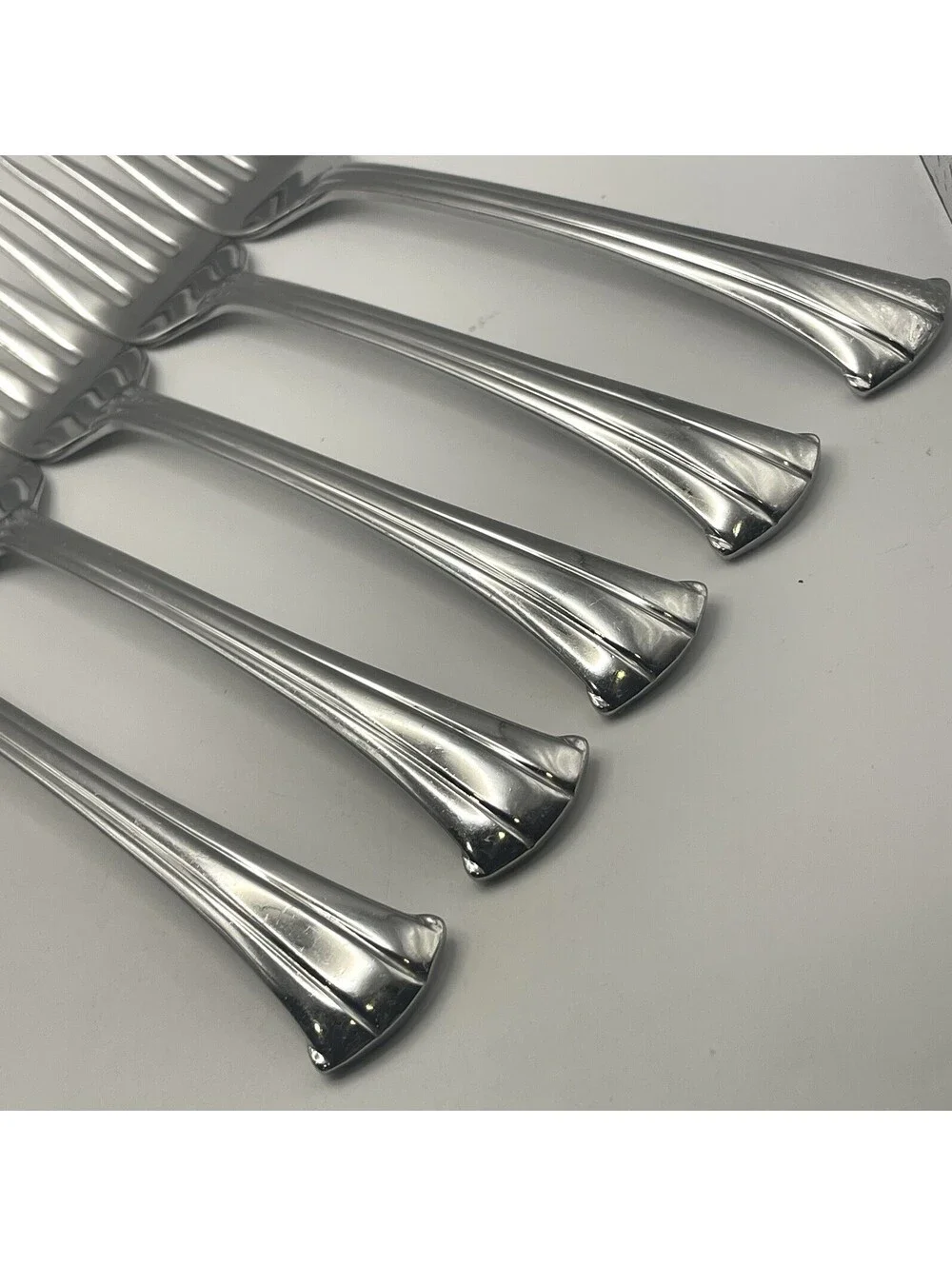 (5) Gorham TRILOGY Stainless 18/8 Salad Fork Lot ~ 7”